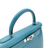 HERMES KELLY 28 SELLIER TURQUOISE BOXCALF HAND SHOULDER BAG □O SHW 90296564 - PURPOSE