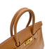 HERMES BIRKIN 35 GOLD COURCHEVEL HAND BAG □D GHW 90296562 - PURPOSE