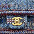 CHANEL CHAIN SHOULDER BAG BLUE TWEED 90296567 - PURPOSE