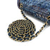 CHANEL CHAIN SHOULDER BAG BLUE TWEED 90296567 - PURPOSE