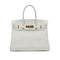 HERMES BIRKIN 30 WHITE TAURILLON CLEMENCE HAND BAG T GHW 90296568 - PURPOSE