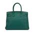 HERMES BIRKIN 30 MALACHITE TAURILLON CLEMENCE HAND BAG R SHW 90296569 - PURPOSE