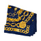 CHANEL VINTAGE SCARF COCOMARK CHAIN PATERN NAVY YELLOW SILK 90296575 - PURPOSE