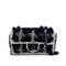 CHANEL MINI MATELASSE 20 CHAIN SHOULDER BAG BLACK WHITE TWEED 90296674 - PURPOSE