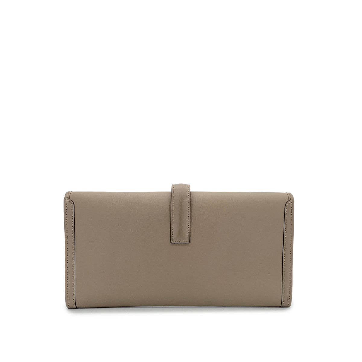 HERMES JIGE ELAN 29 GRIS ASPHALTE VEAU SWIFT CLUTCH BAG A 90296677