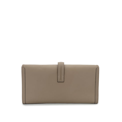 HERMES JIGE ELAN 29 GRIS ASPHALTE VEAU SWIFT CLUTCH BAG A 90296677 - PURPOSE