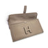 HERMES JIGE ELAN 29 GRIS ASPHALTE VEAU SWIFT CLUTCH BAG A 90296677 - PURPOSE