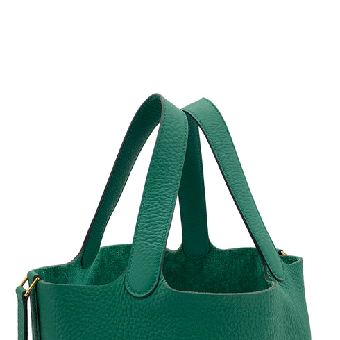 HERMES PICOTIN LOCK MM VERT VERTIGO TAURILLON CLEMENCE HAND BAG W GHW 90296681 - PURPOSE