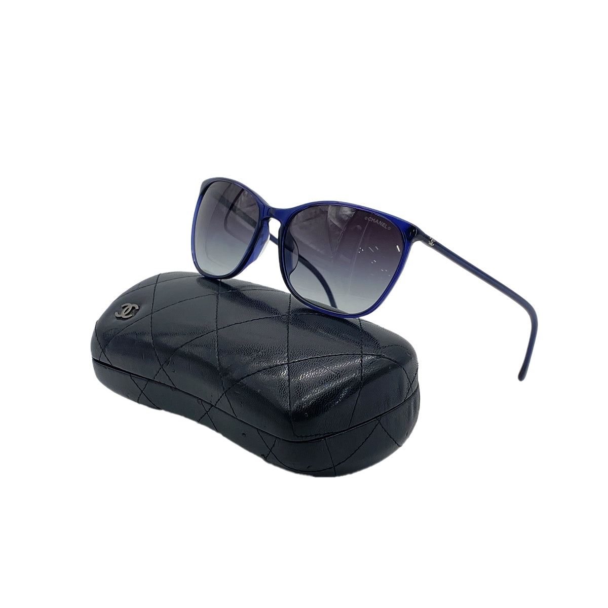 CHANEL SUNGLASSES COCOMARK NAVY EYEWEAR 90296727