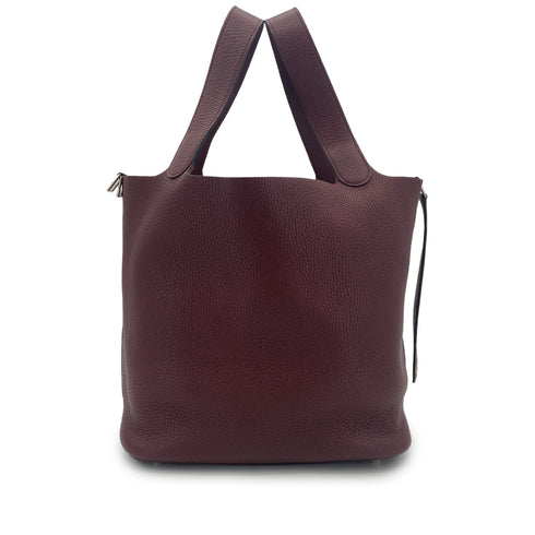 HERMES PICOTIN LOCK GM BORDEAUX TAURILLON CLEMENCE HAND BAG A SHW 90296730 - PURPOSE