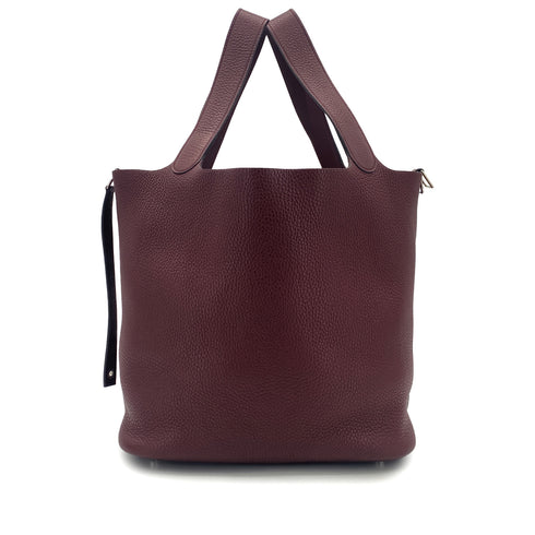 HERMES PICOTIN LOCK GM BORDEAUX TAURILLON CLEMENCE HAND BAG A SHW 90296730 - PURPOSE
