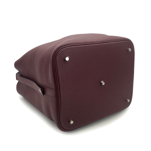 HERMES PICOTIN LOCK GM BORDEAUX TAURILLON CLEMENCE HAND BAG A SHW 90296730 - PURPOSE