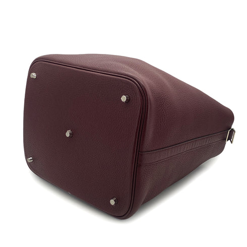 HERMES PICOTIN LOCK GM BORDEAUX TAURILLON CLEMENCE HAND BAG A SHW 90296730 - PURPOSE