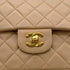 CHANEL VINTAGE CLASSIC FLAP MEDIUM CHAIN SHOULDER BAG BEIGE LAMB SKIN 90296731 - PURPOSE