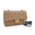 CHANEL VINTAGE CLASSIC FLAP MEDIUM CHAIN SHOULDER BAG BEIGE LAMB SKIN 90296731 - PURPOSE