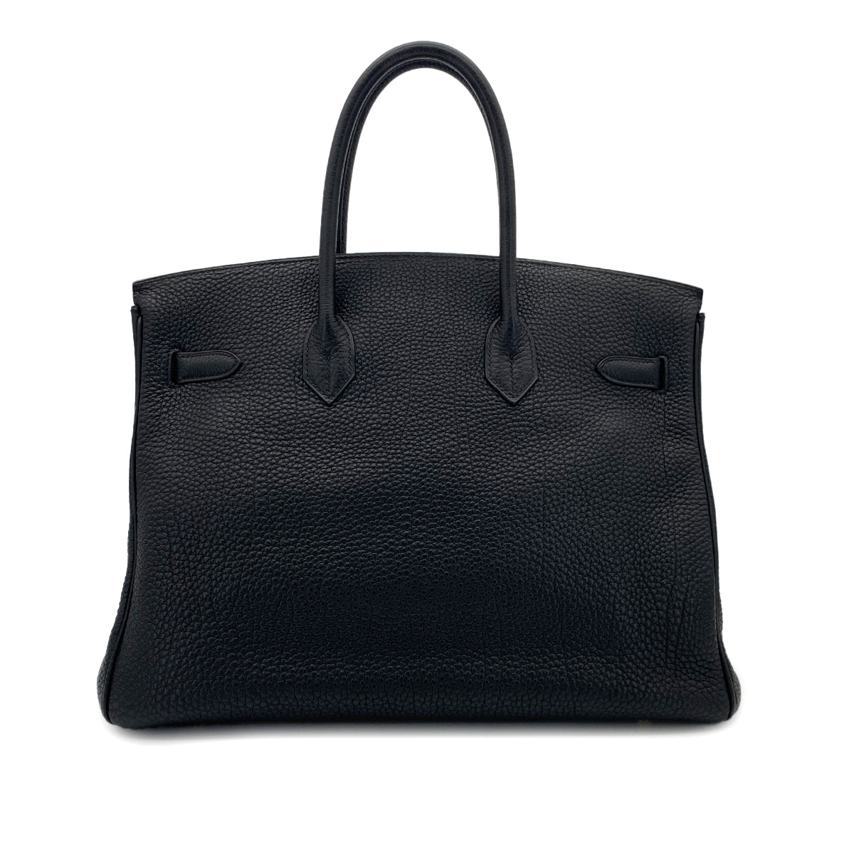 HERMES BIRKIN 35 BLACK TOGO HAND BAG □E GHW 90297252
