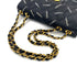 CHANEL VINTAGE MAXI MATELASSE 34 LOGO CHAIN SHOULDER BAG BLACK CANVAS 90297258 - PURPOSE