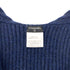 CHANEL VINTAGE COCOMARK LOGO SLEEVELESS KNIT DRESS NAVY CASHMERE 42 08C RTW 90297267