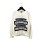 CHANEL GABRIELLE LONG SLEEVE SWEATSHIRT WHITE COTTON 40 P57 RTW 90297269