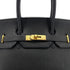 HERMES BIRKIN 35 BLACK TOGO HAND BAG □G GHW 90297513 - PURPOSE