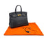 HERMES BIRKIN 35 BLACK TOGO HAND BAG □G GHW 90297513 - PURPOSE