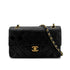 CHANEL VINTAGE CLASSIC FLAP SMALL CHAIN SHOULDER BAG BLACK LAMB SKIN 90297516 - PURPOSE