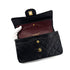 CHANEL VINTAGE CLASSIC FLAP SMALL CHAIN SHOULDER BAG BLACK LAMB SKIN 90297517 - PURPOSE