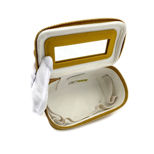 CHANEL VINTAGE MINI VANITY HAND BAG YELLOW CAVIAR SKIN 90297519 - PURPOSE