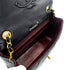 CHANEL VINTAGE MATELASSE HALF MOON CHAIN SHOULDER BAG BLACK LAMB SKIN 90297522 - PURPOSE