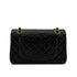 CHANEL VINTAGE CLASSIC FLAP SMALL CHAIN SHOULDER BAG BLACK LAMB SKIN 90297524 - PURPOSE