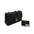 CHANEL VINTAGE CLASSIC FLAP SMALL CHAIN SHOULDER BAG BLACK LAMB SKIN 90297524 - PURPOSE