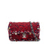 CHANEL MINI MATELASSE 20 BRAIDED CHARM CHAIN SHOULDER BAG RED TWEED 90297533 - PURPOSE