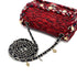 CHANEL MINI MATELASSE 20 BRAIDED CHARM CHAIN SHOULDER BAG RED TWEED 90297533 - PURPOSE