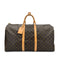 LOUIS VUITTON MONOGRAM KEEPALL 55 LUGGAGE BROWN M41422 90298143 - PURPOSE