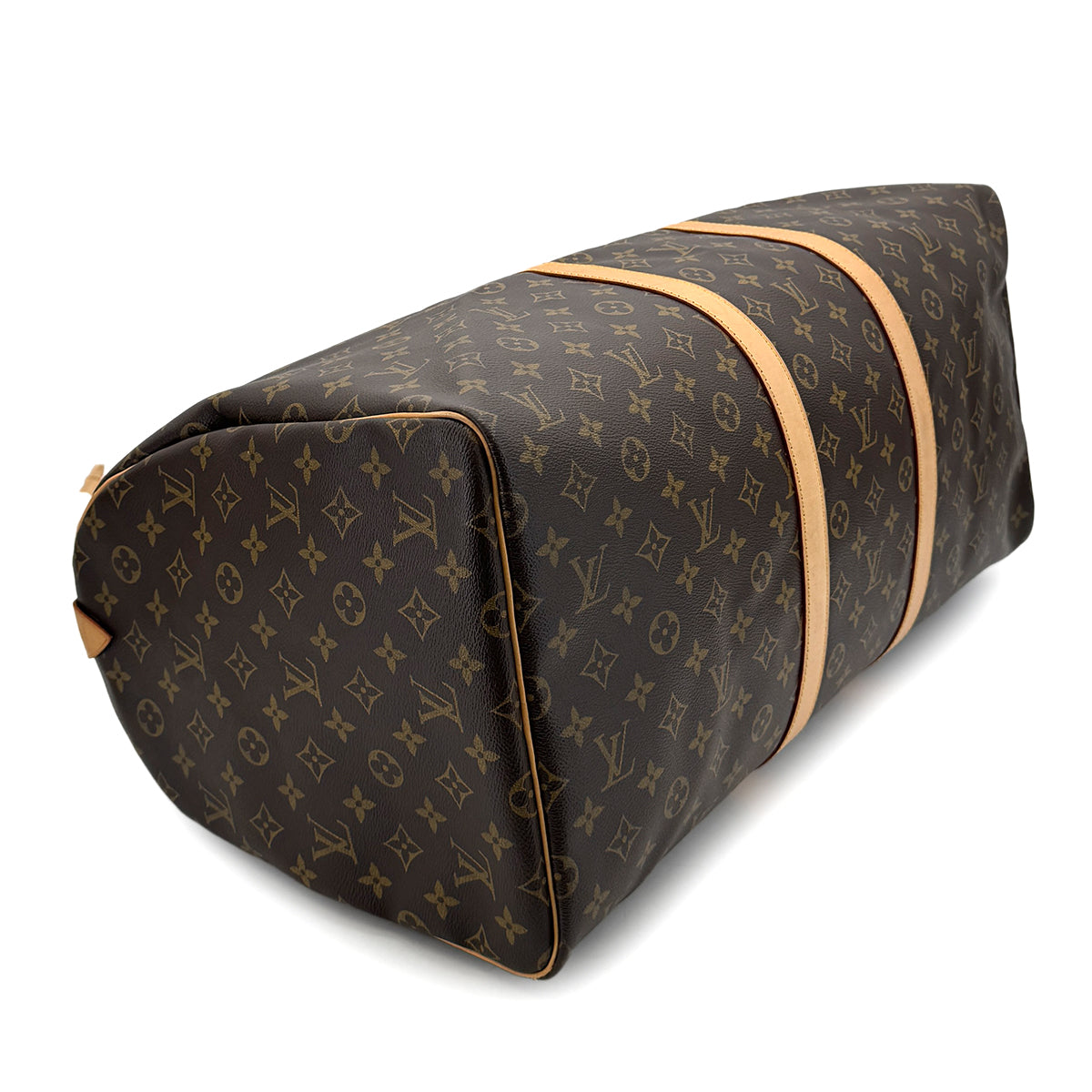 LOUIS VUITTON MONOGRAM KEEPALL 55 LUGGAGE BROWN M41422 90298143