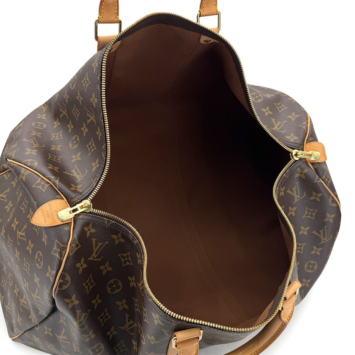 LOUIS VUITTON MONOGRAM KEEPALL 55 LUGGAGE BROWN M41422 90298143