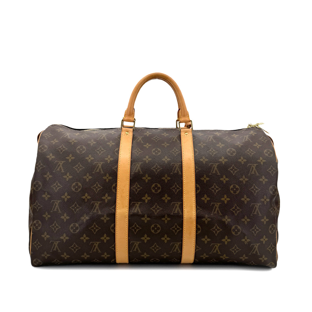 LOUIS VUITTON MONOGRAM KEEPALL50 HAND BAG BROWN MONOGRAM CANVAS M41426 90298144