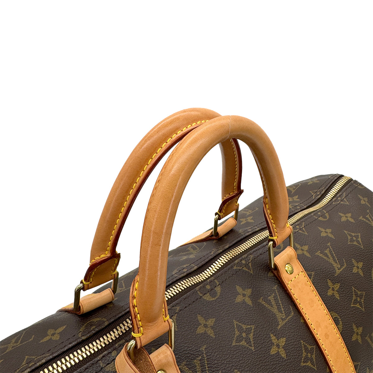 LOUIS VUITTON MONOGRAM KEEPALL50 HAND BAG BROWN MONOGRAM CANVAS M41426 90298144