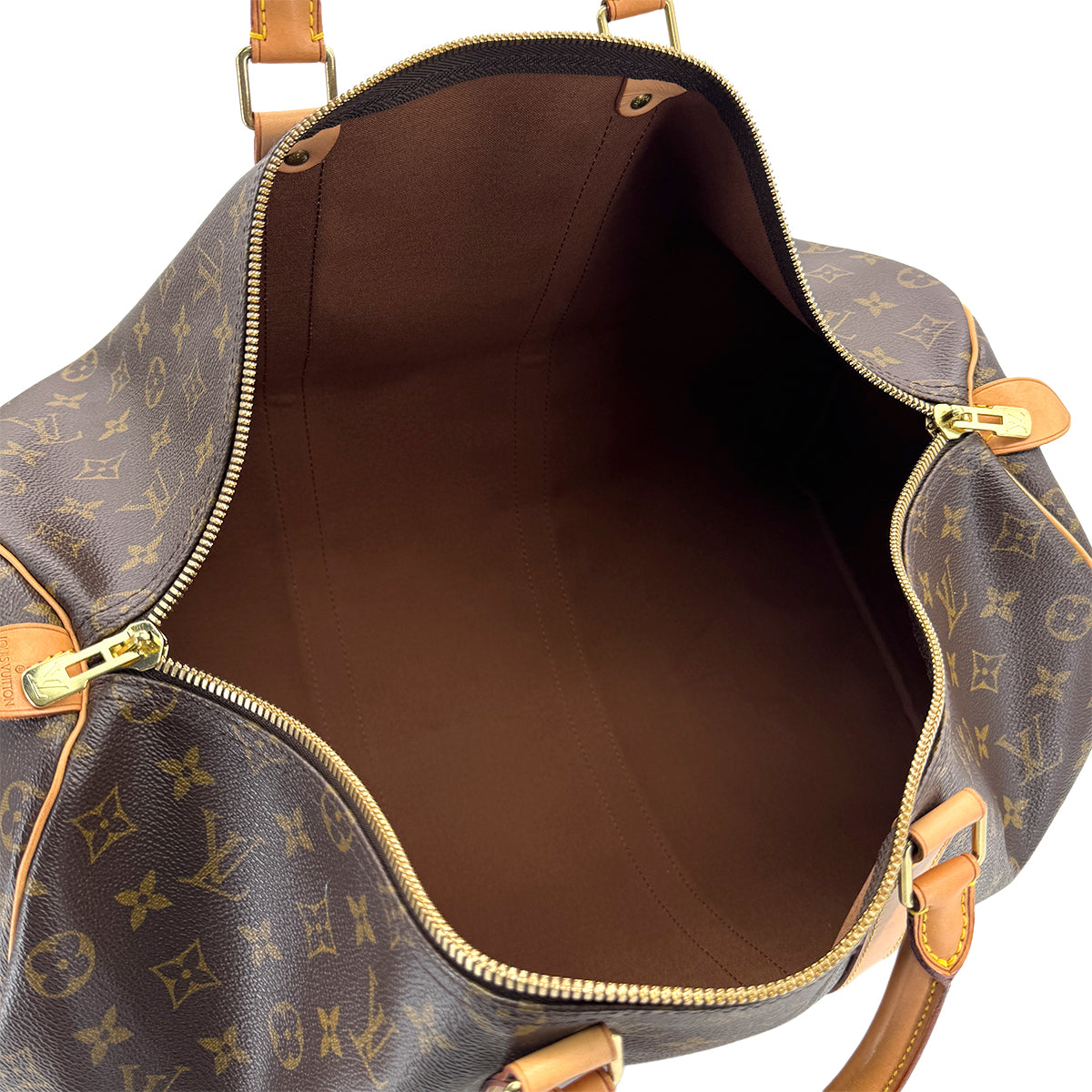 LOUIS VUITTON MONOGRAM KEEPALL50 HAND BAG BROWN MONOGRAM CANVAS M41426 90298144