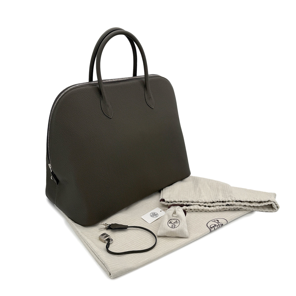 HERMES BOLIDE 1923 45 VERT MAQUIS TOGO HAND BAG Z SHW 90298146