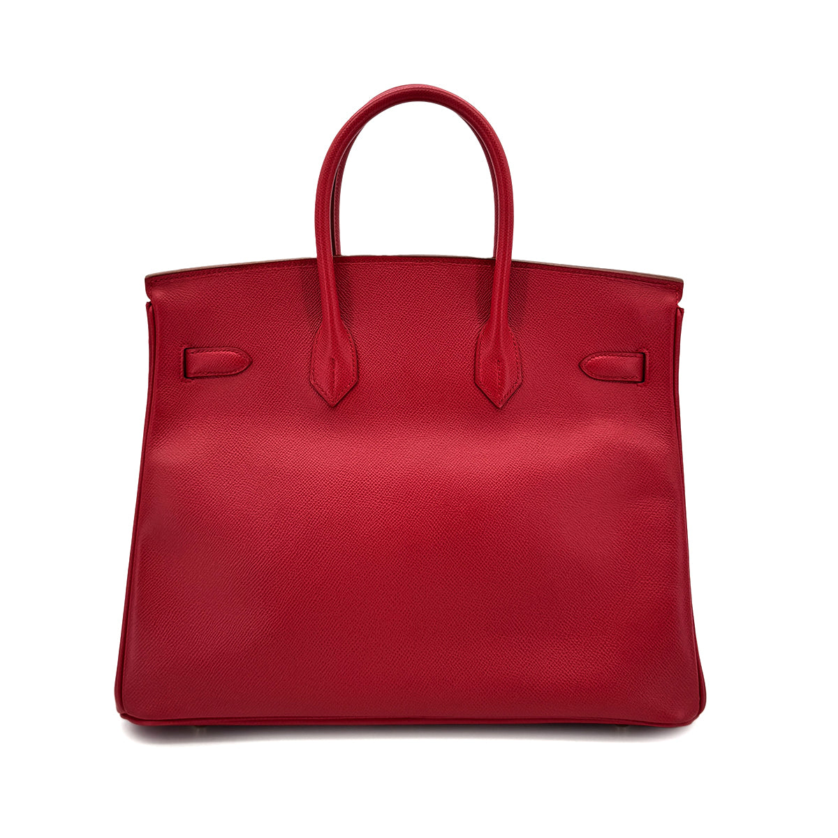 HERMES BIRKIN 35 ROUGE VIF COUCHVEL HAND BAG □A GHW 90298147