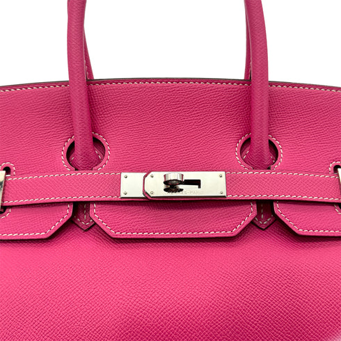 HERMES CANDY BIRKIN 35 ROSE TYRIEN RUBIS VEAU EPSOM HAND BAG □O SHW 90298148 - PURPOSE