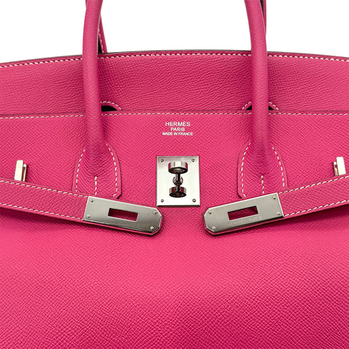 HERMES CANDY BIRKIN 35 ROSE TYRIEN RUBIS VEAU EPSOM HAND BAG □O SHW 90298148 - PURPOSE