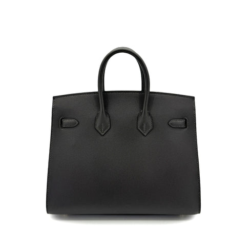 HERMES BIRKIN 25 SELLIER GRAPHITE VEAU MADAME HAND BAG Z GHW 90298151 - PURPOSE