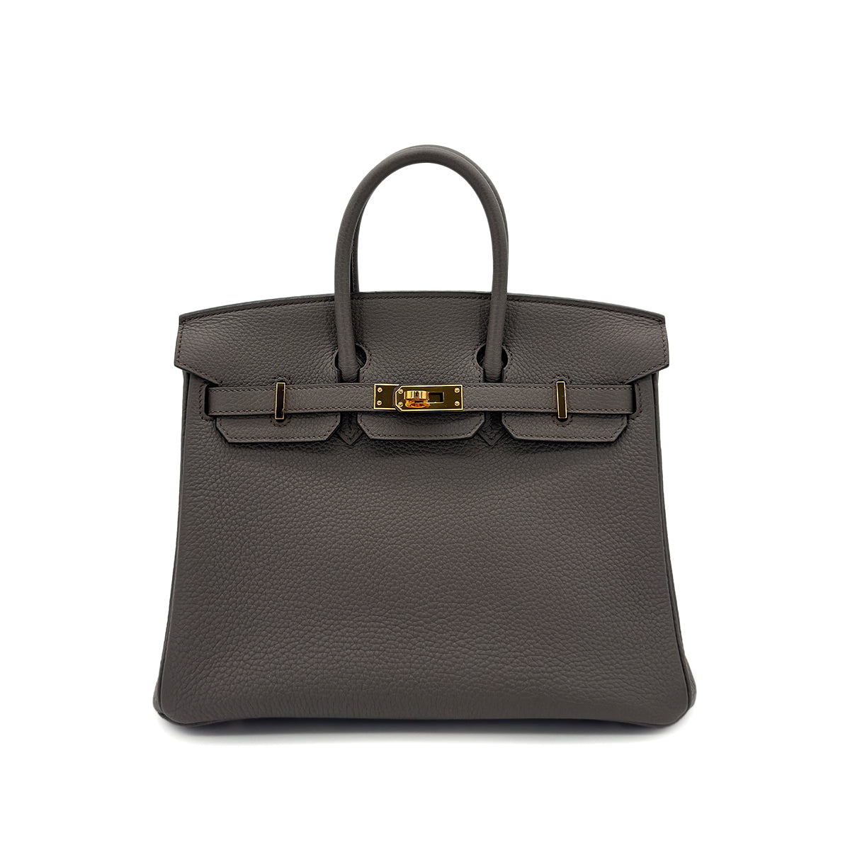 HERMES BIRKIN 25 ETAIN TOGO HAND BAG C GHW 90298152