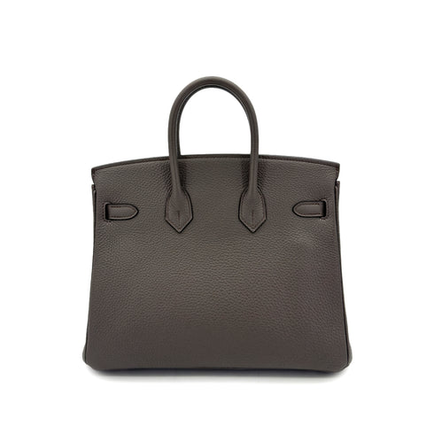 HERMES BIRKIN 25 ETAIN TOGO HAND BAG C GHW 90298152 - PURPOSE