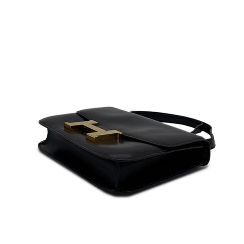 HERMES CONSTANCE 23 BLACK BOXCALF SHOULDER BAG 〇N GHW 90298157 - PURPOSE