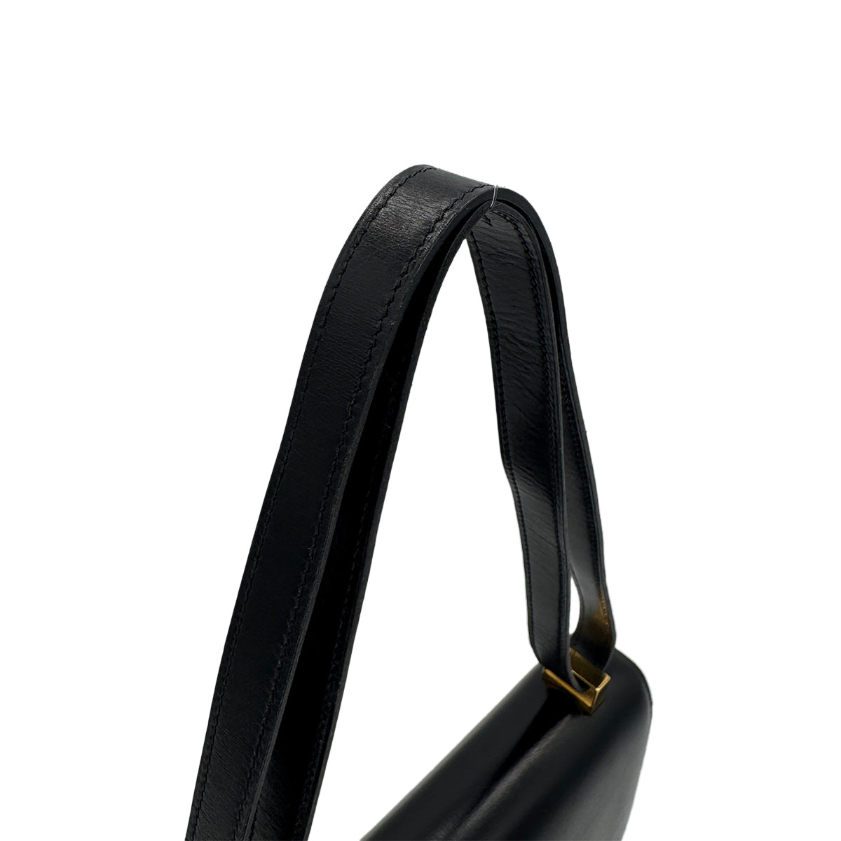 HERMES CONSTANCE 23 BLACK BOXCALF SHOULDER BAG 〇N GHW 90298157