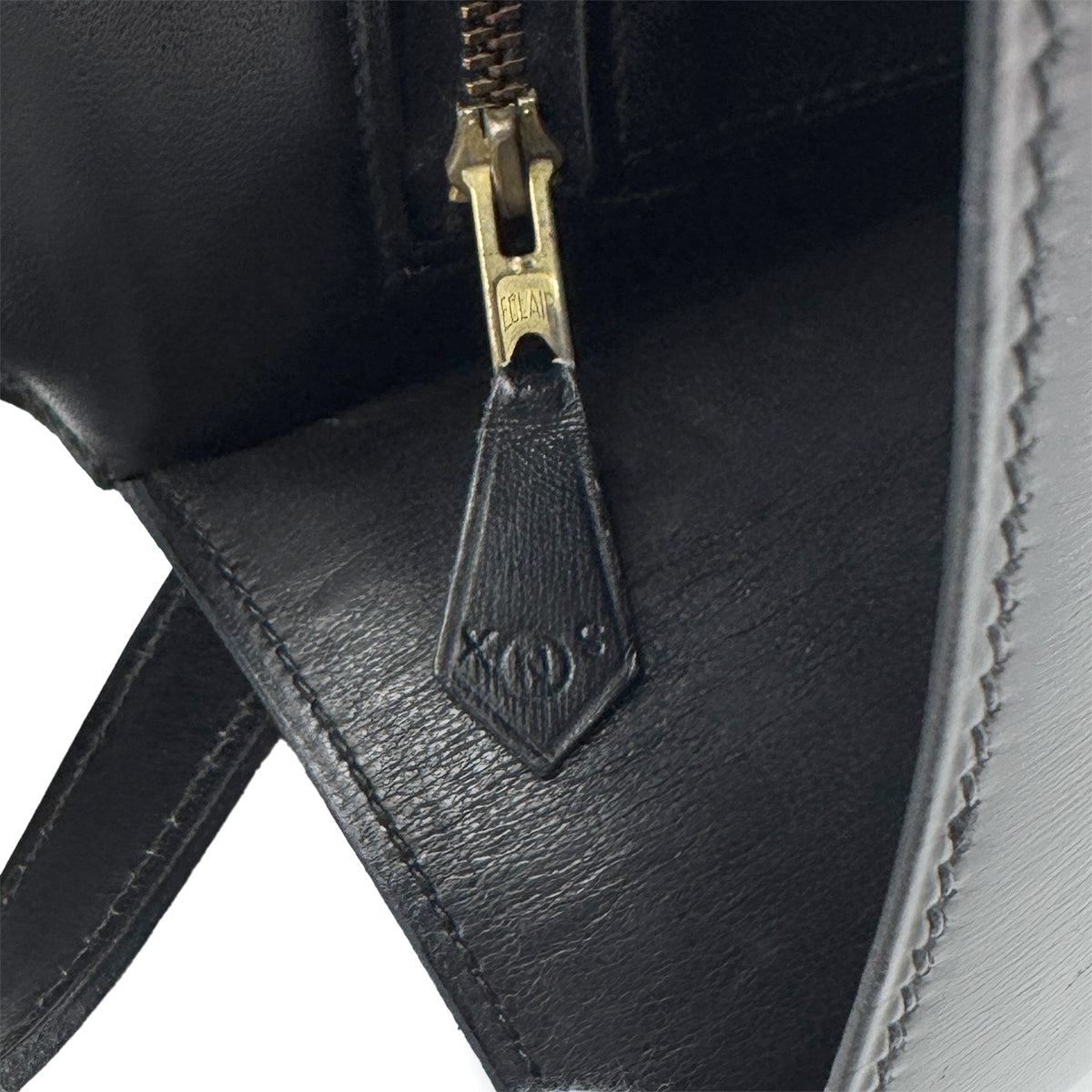 HERMES CONSTANCE 23 BLACK BOXCALF SHOULDER BAG 〇N GHW 90298157