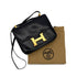 HERMES CONSTANCE 23 BLACK BOXCALF SHOULDER BAG 〇N GHW 90298157 - PURPOSE